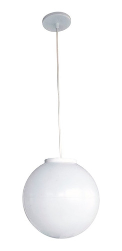 Colgante Globo Esfera Pvc Opal 25 Cm Deco Apto Led E-27 