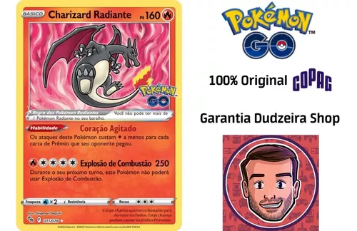 Charizard Radiante (Coleção Japonesa Pokémon GO) - Carta Avulsa