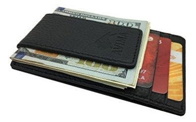 Avima Money Clip, Slim Front Pocket Wallet, Leather F7ycw