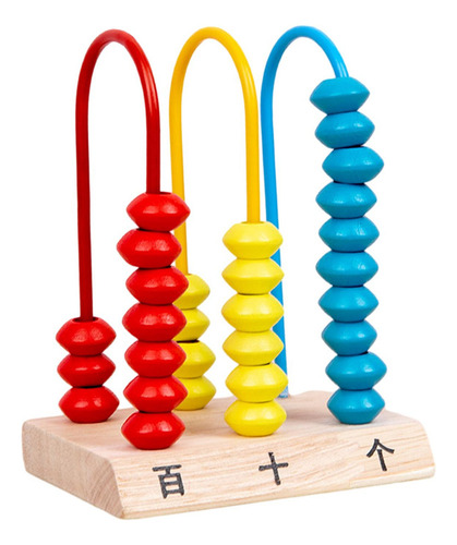 Juguete Montessori Abacus, Cuenta Matemáticas, Ábaco, Madera