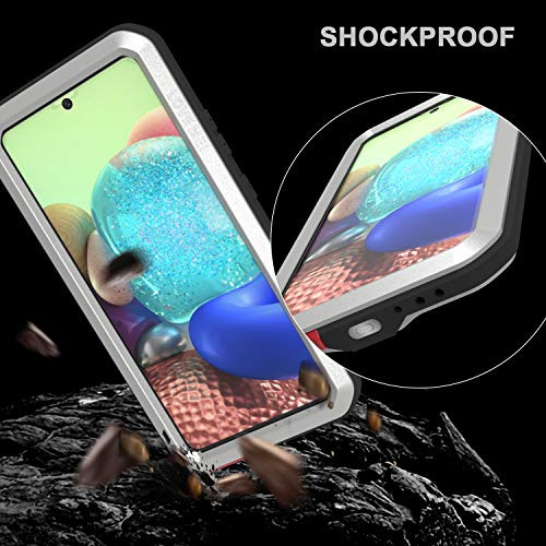 Funda Para Samsung Galaxy A71 5g Metal Y Silicon Gel