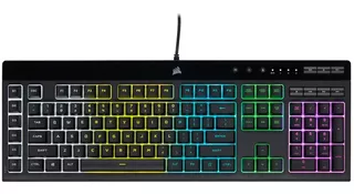 TECLADO GAMER CORSAIR K55 RGB PRO ENGLISH COLOR DEL TECLADO NEGRO