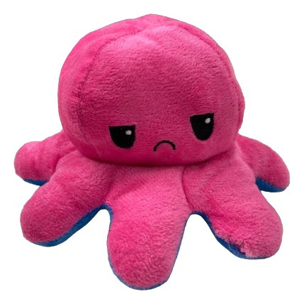 Pulpo Pulpito Reversible Feliz Y Enojado Envío Gratis