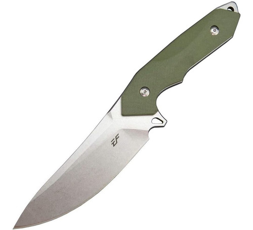 Eafengrow Ef122 - Cuchillo/navaja De Hoja Fija D2 G10 Verde