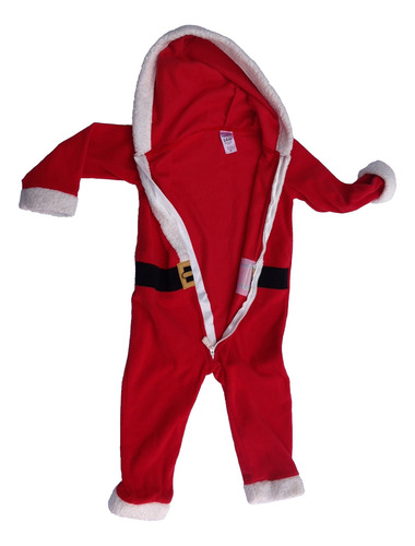 Mameluco Con Capucha Santa Claus Niño 24m Carter's Navidad (Usado)