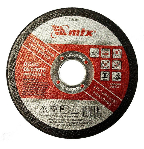 Disco De Corte Para Inox E Metal 115 Mm - 7375255 Mtx