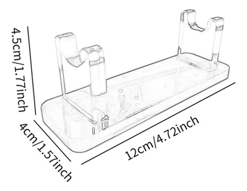 Soporte Para Bolígrafos 3d, Estante Para Marrón