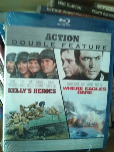 2 Blu-ray Nuevo Sellado Kelly S Heroes Y Where Eagles Dare