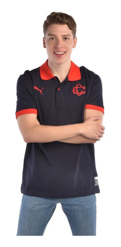 Playera Polo Chivas - Puma - 753704 03 - Azul Hombre
