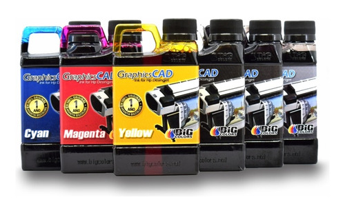 Tintas Bigcolors Graphicscad  Para Hp Desingjet Series 250ml