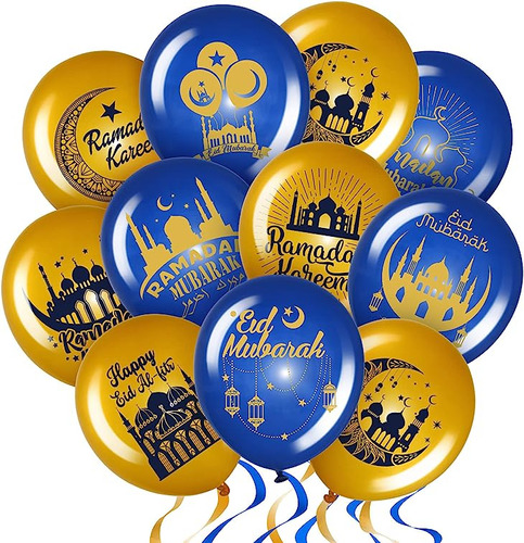 40 Globos Ramadan Mubarak Eid Mubarak Decoracion Tematica Ei