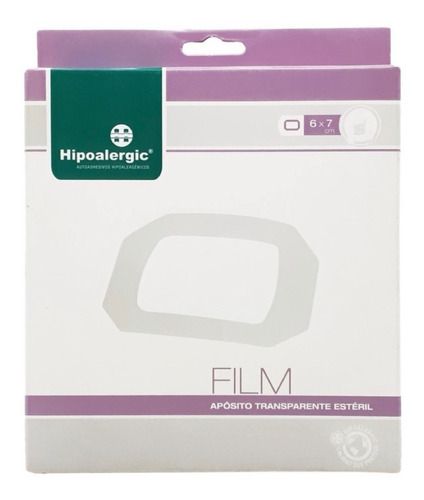 Apósito Hipoalergic Film Transparente 6x7cm / Pack X 10un