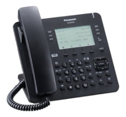 Telefono Panasonic Kx-nt630x-b 3.6 Lcd 6 Lineas Rj-45 Poe /v