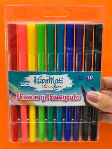 Plumón Y Plumígrafo X 10 Unidades Keepermate