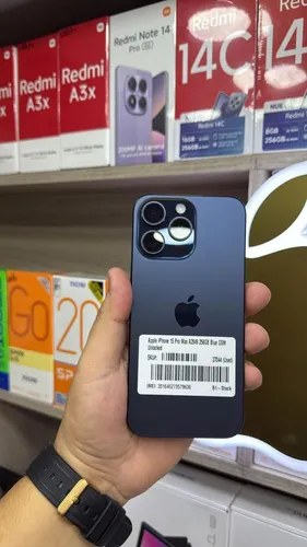 Apple iPhone 15 Pro Max (256 Gb) - Titanio Azul (Usado)
