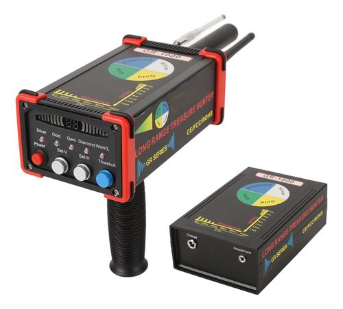 Detector Portátil De Metales Y Oro De Largo Alcance, 433 Mhz