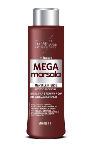 Forever Liss Mega Marsala Máscara Matizadora - 500ml