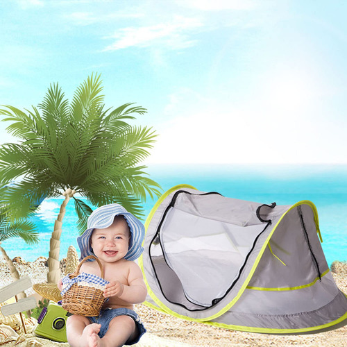 Barraca De Praia Pop-up Para Bebês, Upf 50+, Cobertura Para