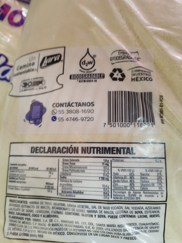 Galleta Molida Lara Bolsa De 5 Kg