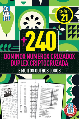 Livro Coquetel Mais De 240 Especiais Nível Médio Ed 21, De Editora Coquetel. Editorial Coquetel - Nf, Tapa Mole, Edición 21 En Português, 2024