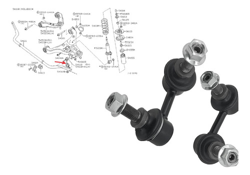 Bieletas Estab Delant Nissan Frontier Serie D40