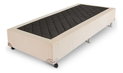 Base Box Solteiro 88x188x25cm Veludo Wt