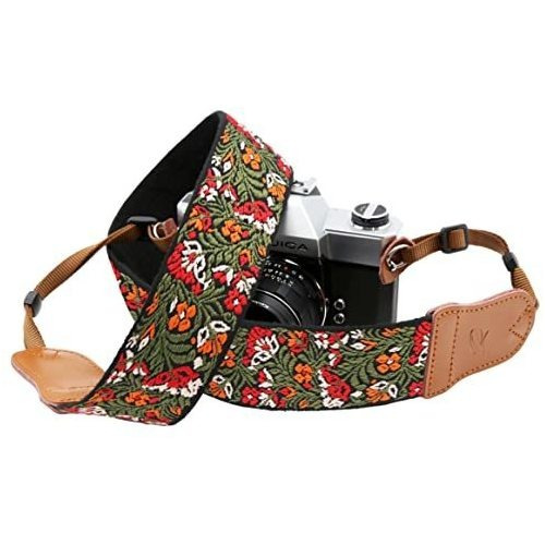 Correa De Cámara Para Todas Las Cámaras Dslr/slr, Piel De Va