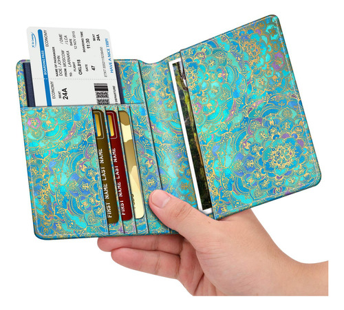 Funda Para Pasaporte Fintie Slim, Cartera De Viaje Con Bloqu