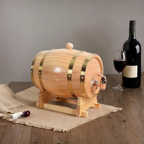 Barril De Vino De Madera Barril De Vino De Roble Vintage 1l