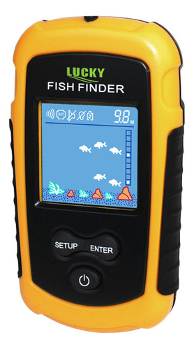 Buscador De Peces Portátil Con Cable Y Pantalla Lcd A Color