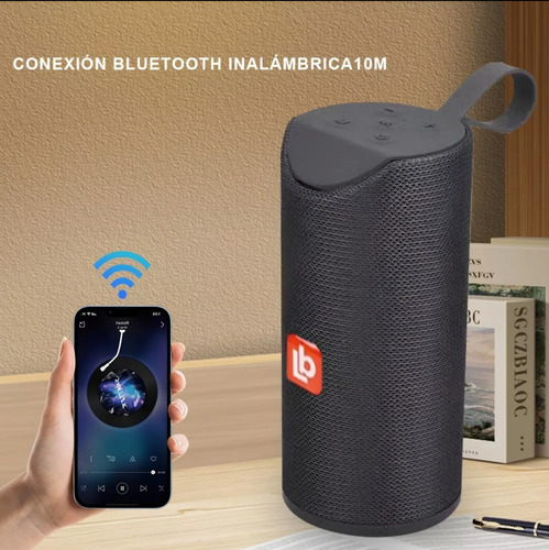 Bocinas Bluetooth Resistente Tela Pack 50pz Mayoreo Mb116 Rojo