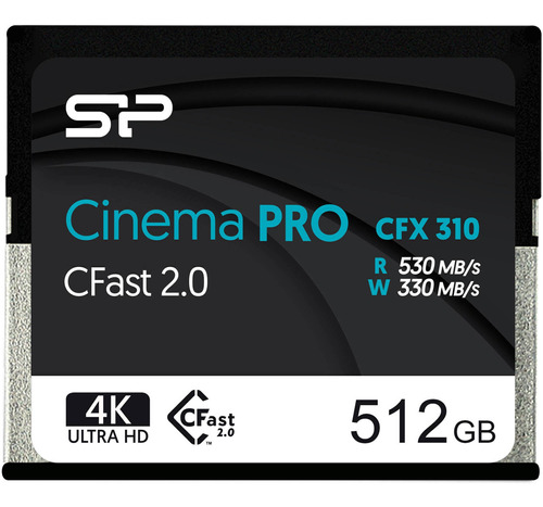 Silicon Power 512gb Cinema Pro Cfx 310 Cfast 2.0 Memory Card