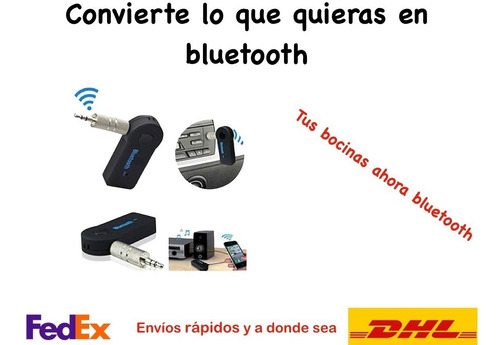 Receptor Bluetooth Auxiliar En Caja Audio