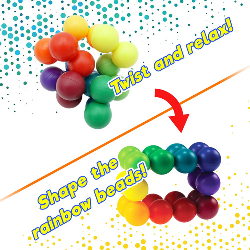 Ja-ru Twist-e Beads Fidget Toy (24 Juguetes) Juegos De