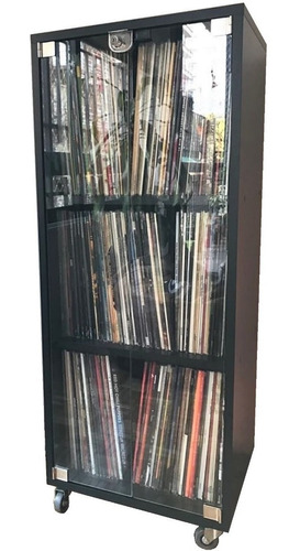 Mueble Vitrina Batea Discos Vinilo 255 Lp Porta Giradisco!