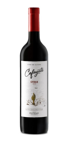 Imagen 1 de 5 de Vino Tinto Cafayate Syrah Botella De 750 Ml