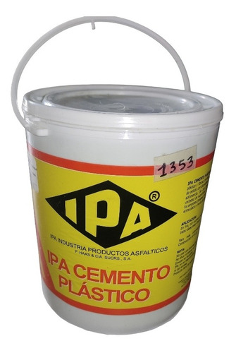 Cemento Plástico Galón Ipa