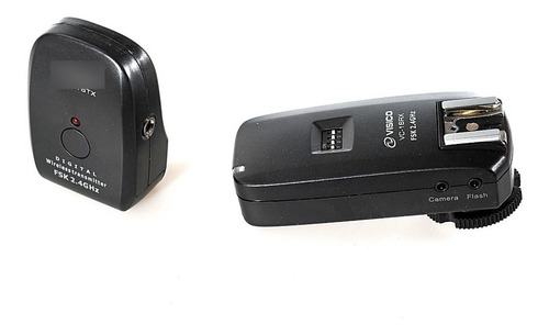 Imagen 2 de 10 de Kit Emisor + Receptor Radio Visico P/ Flash Estudio O Zapata