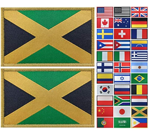 Parche De Velcro - Jbcd - Bandera Jamaica