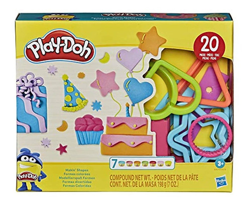 Play-doh Make In 'shapes Kit Para Niños No Tóxicos