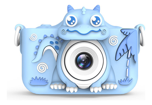 Cámara Dinosaur Hd Con Doble Cámara Para Niños Con Carga Usb