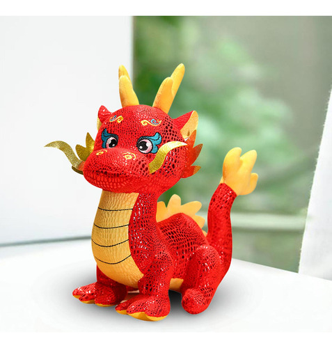 Boneca De Pelúcia Do Ano Novo Chinês, L Dragão