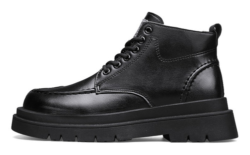 Alta Calidad Nueva Cuero Mid Top Botas Martin Para Hombres