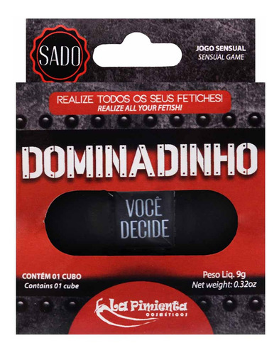 Imagem 4 de 5 de Jogo De Dados Sado Dominadinho