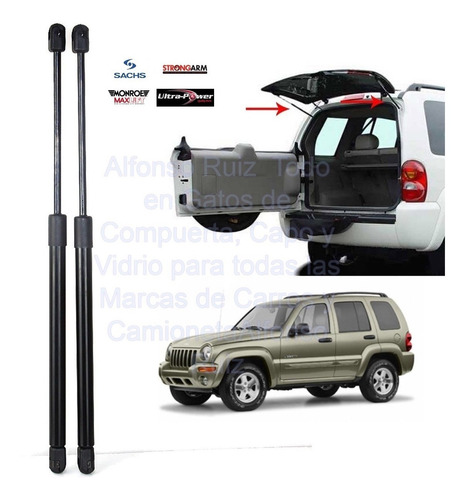 Amortiguador Compuerta Y Vidrio Para Jeep Cherokee Liberty