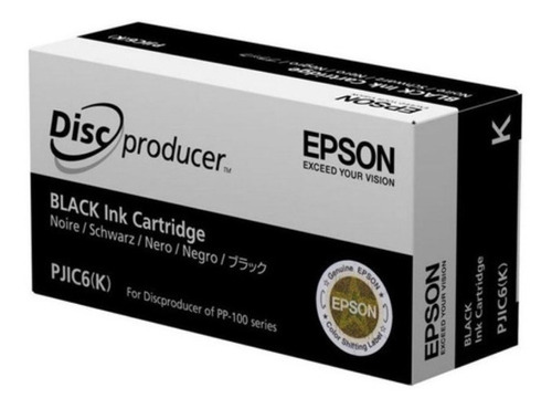 Cartucho Tinta Epson Pj1c6 Negro Original Epson Pp-100