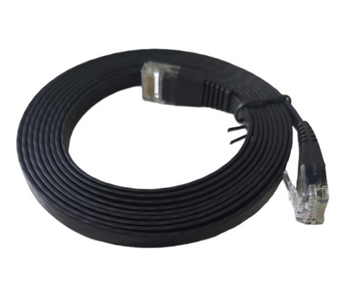 Cable De Red Ponchado Plano Categoria 6 De 2 Mts/rj45/23 Awg