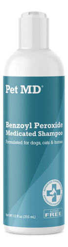 Champ Medicado Con Perxido De Benzoilo Para Perros Y Gatos D