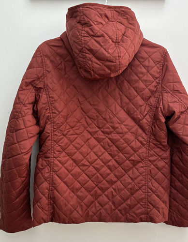 Campera Abrigo Uniqlo - Talle S Con Capucha Y Polar Interno (Usado)