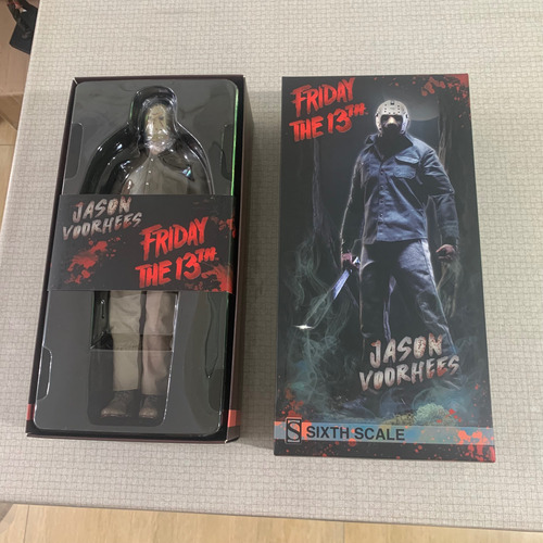 Ghost Face Pânico E Jason Voorhees 1/6 Sideshow N Hot Toys (Usado)